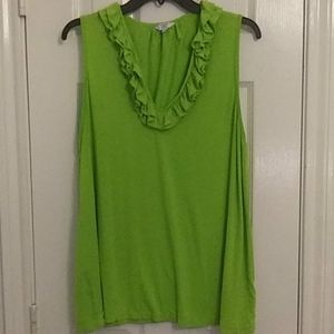 Lime Green Sleeveless Top